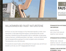 Tablet Screenshot of faust-natursteine.de